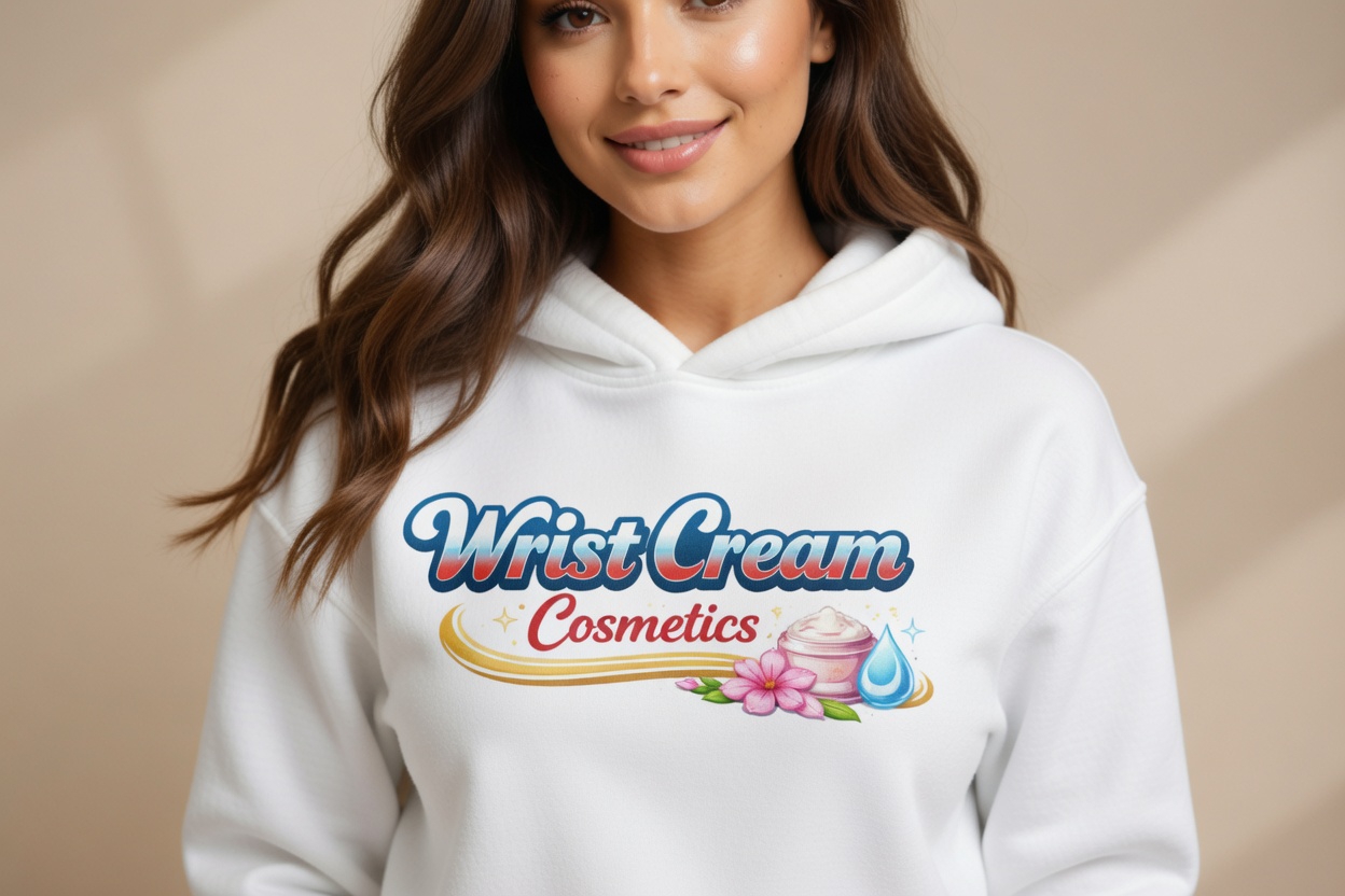 WristCream white hoodie