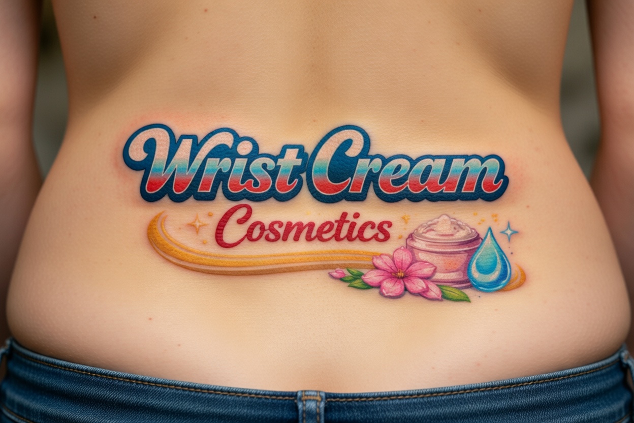 WristCream back tattoo