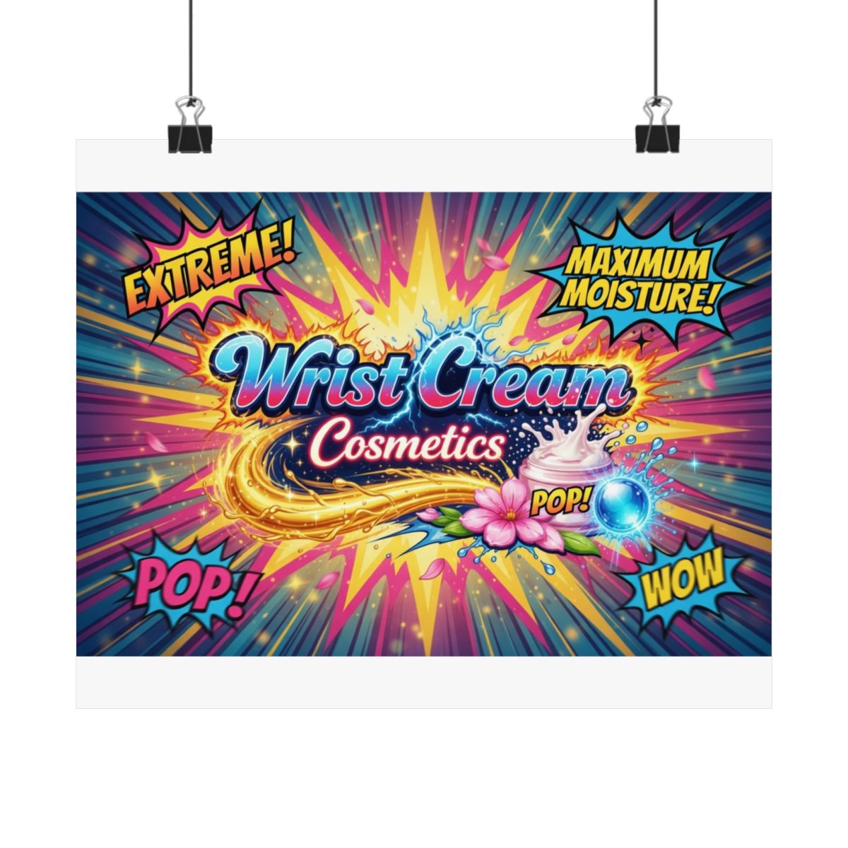 WristCream Maximum Moisture Comic Poster